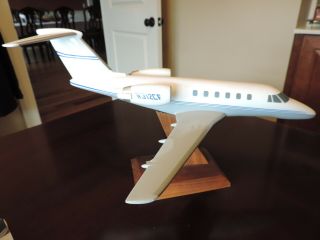 Huge 17 " X 16 " Gulfstream Business Jet Airplane Desk Model For Office On Stand
