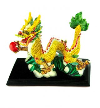 Feng Shui Chinese Dragon Statue