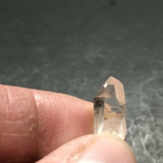 2 Arkansas Quartz Crystal Points 514 - 22 Diamond Window Time Link 7
