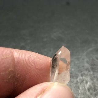 2 Arkansas Quartz Crystal Points 514 - 22 Diamond Window Time Link 8