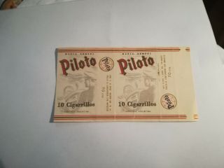 Piloto - Argentina Cigarette Pack Label Wrapper