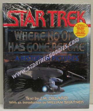 Star Trek " Where No One Has Gone Before " Hc Book 1701 - A Cover Shrinkwrapped
