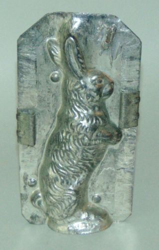 Rare Antique Chocolate Mold Easter Rabbit Bunny 6871 Made In Usa