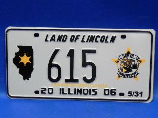 Collectible 2006 Law Enforcement State Police Illinois Il License Plate