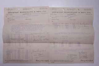 1914 Lamson Goodnow Contract Belknap Hardware Mfg Louisville Ky Ephemera L776e