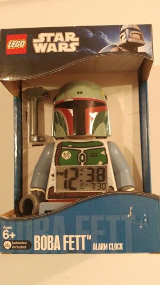 Lego Star Wars Boba Fett Alarm Clock,