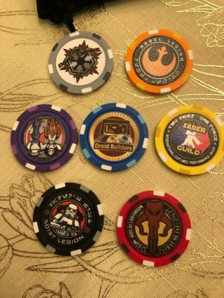 Star Wars Celebration Exclusive 501st Bash Collectors Poker Chips (Set of 7) 3