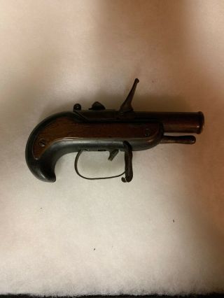 Vintage Dunhill Dueling Pistol Gun Table Lighter Large