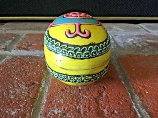 VTG 1960’s Large Easter Egg Trinket Box 6”x4” Really Cool 5