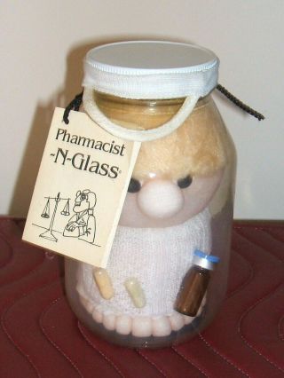 Vintage Pharmacist - N - Glass 1983 Diane Lane Gifts Collectible