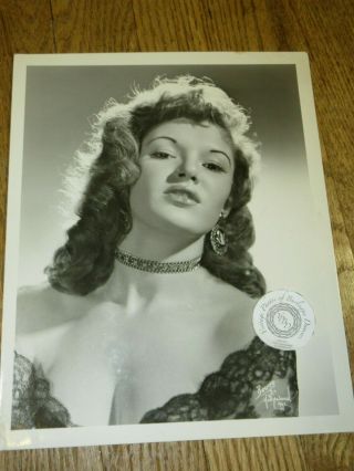 Vintage Tina Christine Sexy Head Shot Burlesque Burlesk Stripper 8x10 Photos Bw