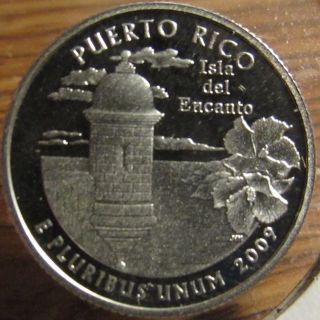 2009 - S Puerto Rico U.  S.  Territories Proof 90 Silver Quarter - Pr
