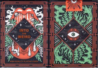 Into The Weird Playing Cards Poker Size Deck Uspcc Art Of Play Custom Limited