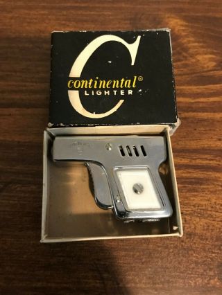 Vintage Pistol Gun Lighter - Continental