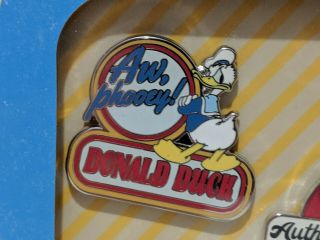 Disney Donald Duck 85th Anniversary Birthday 5 Pack Pin Set Limited Edition 1600 2