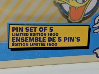 Disney Donald Duck 85th Anniversary Birthday 5 Pack Pin Set Limited Edition 1600 7