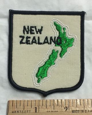 Zealand Nz Souvenir Embroidered Patch Badge