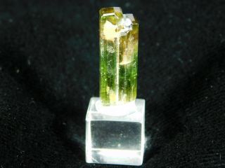A Terminated Watermelon Tourmaline Crystal Twin On A Stand From Brazil 2.  09 E