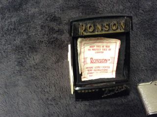 Vintage Ronson Imperial Whirlwind Lighter/With Display Case 4