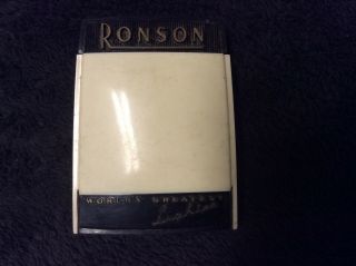 Vintage Ronson Imperial Whirlwind Lighter/With Display Case 5