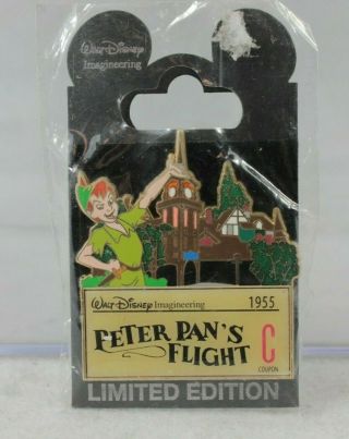 Disney Wdi Ticket Book Pin Le 300 E Peter Pan 