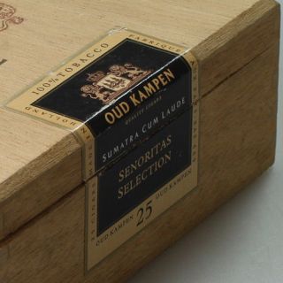 Holland OUD KAMPEN Senoritas Selection Sumatra Cum Laude Wooden 25 Cigar Box 5