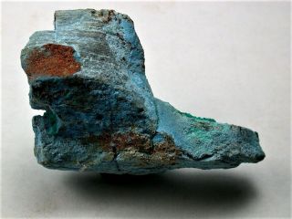 MINERALS : SHATTUCKITE ON ALL SIDES WITH SOME GREEN DIOPTASE CRYSTALS,  NAMIBIA 2