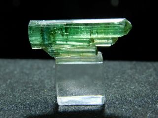 A 100 Natural Terminated Tourmaline Crystal Cluster on a Stand Brazil 7.  1 e 6