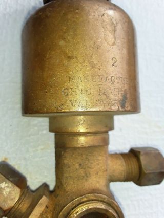 Antique Steam Engine Oilers.  Hit And Miss Oilers.  Oilers.  Ohio Injector Co.  Ohio. 2