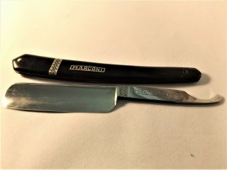Marconi Solingen Straight Razor Blade And Scales - For Restoration