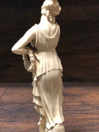 30221 Vintage 1920s Alabaster Greek Goddess Sculpture by G Ruggeri Bianchi Italy 5