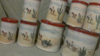 Vintage Nest 1947 Tin Canisters Set Of 8 Old But,  Dayton Spice Mills Co.
