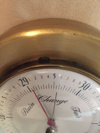 vintage Taylor Barometer 5 1/2 inches 2