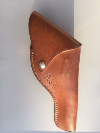 Antique Railway Express Agency Leather Flap Holster Great Historic Piece