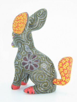 Oaxacan Wood Carving Bertha Cruz Rabbit Oaxaca Mexican Folk Art 5
