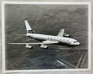 Western Airlines File Photo Boeing 720b Fanjet Aircraft Airliner