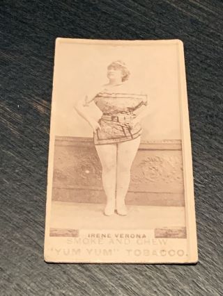 N402 1888 Yum Yum Tobacco Smoke And Chew - Irene Verona Card