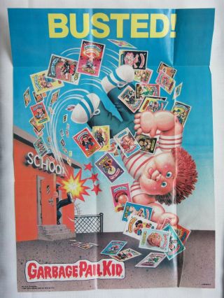 Garbage Pail Kids Posters 14&18 Of 18 Folded 1986 Topps Gpk