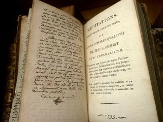 1799 Meditations For Every Day Of The Month Manuscript Book