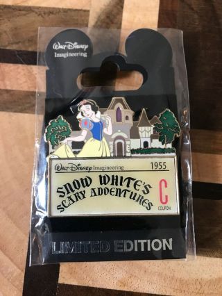 Disney Pin Wdi C Ticket Series Snow White’s Scary Adventure Le300