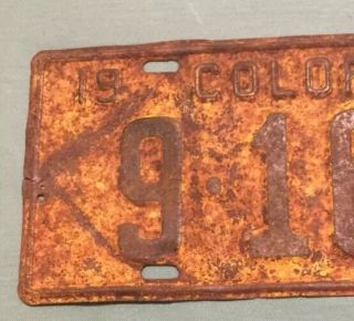 Vintage Colorado 1940 License Plate 2