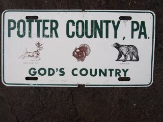 Vintage Potter County Pennsylvania God 