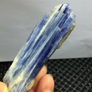 Blue Crystal Natural Kyanite Rough Gem Stone Mineral Specimen 83g B197