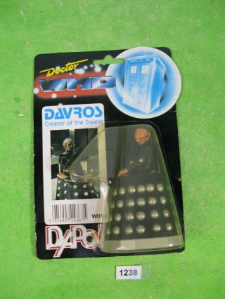 Vintage Dapol Dr Who Carded Davros Two Arms 1987 Bbc Tv Sci Fiction 1238