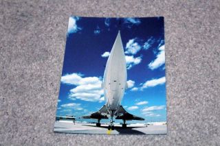 Concorde Aircraft Postcard