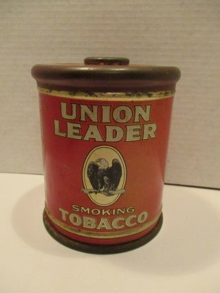 Vintage Lorillard Union Leader Smoking Tobacco Humidor Tin
