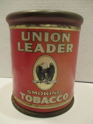 Vintage Lorillard Union Leader smoking tobacco humidor tin 2