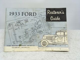1933 Ford Restorer 