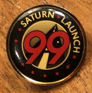 Vintage 1999 Saturn Product Launch Lapel Hat Pin Pinback Gm General Motors Usa