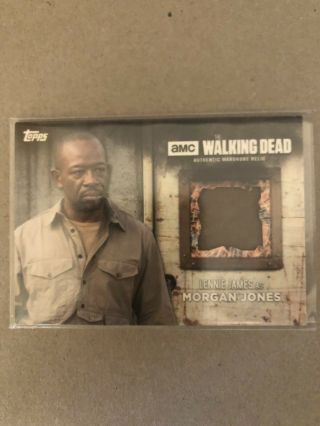 Topps The Walking Dead Season 6 Morgan Jones Wardrobe Jacket Relic